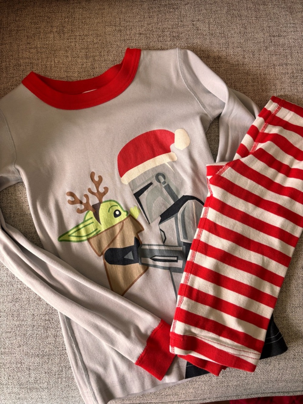 Hanna Andersson Star Wars Pajama Set with Red Stripe Pants